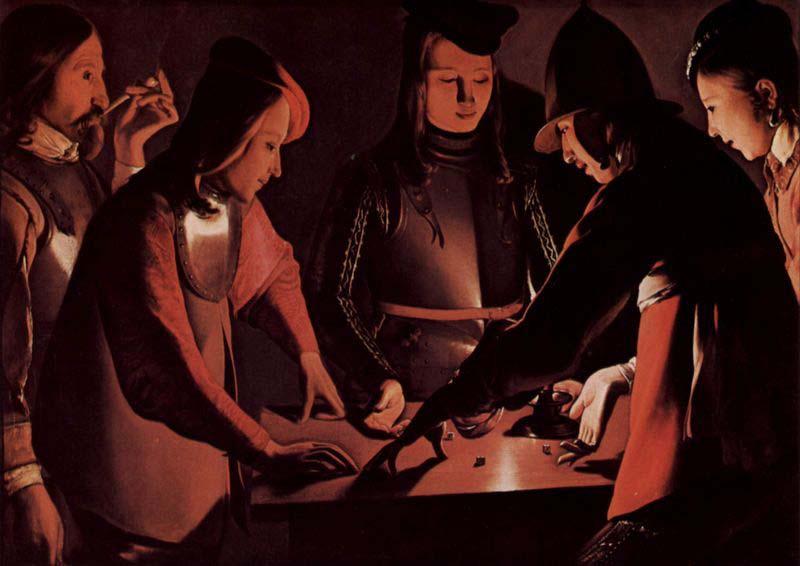 Georges de La Tour Dice players oil painting image